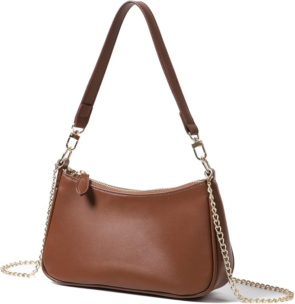 VODIU Clutch Tote Handbags with 2 Removable Straps and Zipper Closure Crossbody Bags Shoulder Pur... | Amazon (US)