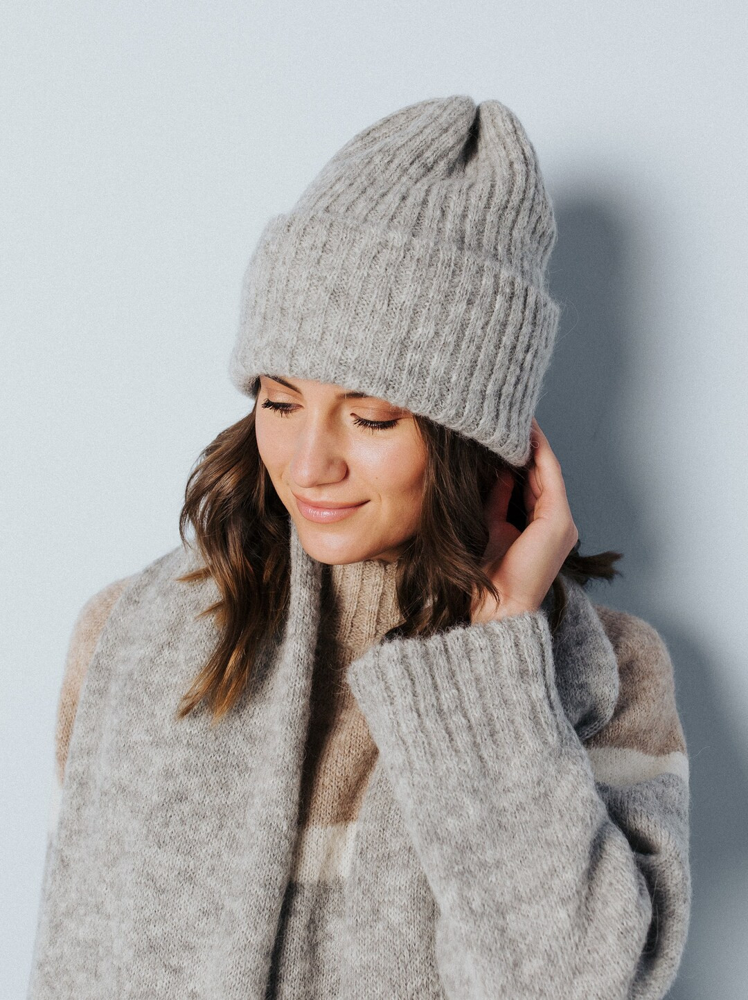 Alpaca Hat/women Hat/women Beanie/wool Beanie/ribbed Hat/knit - Etsy | Etsy (US)