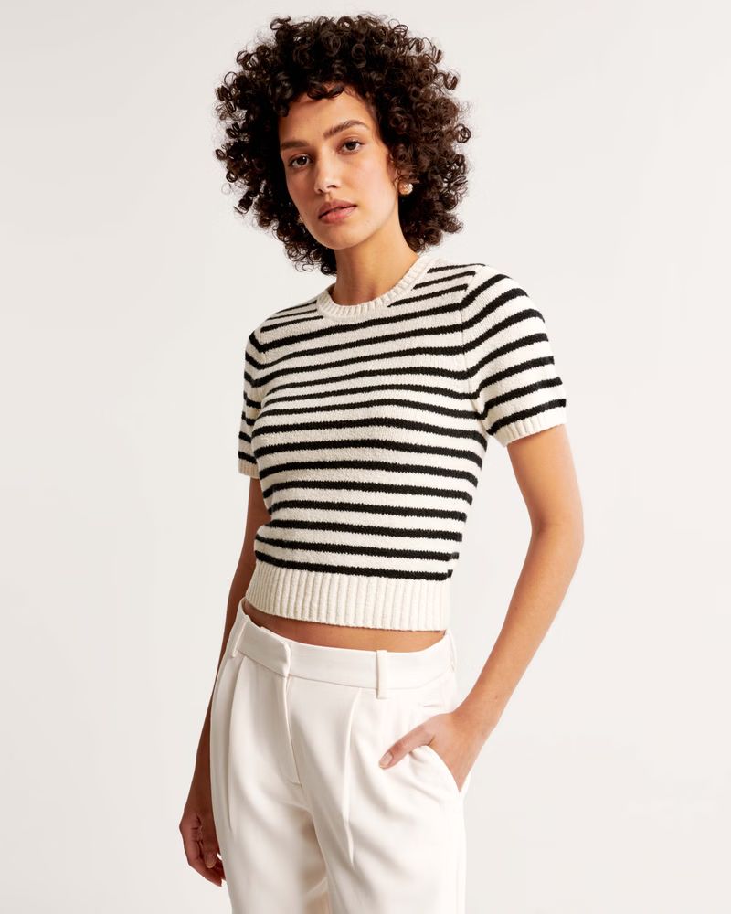 black and white stripe | Abercrombie & Fitch (US)