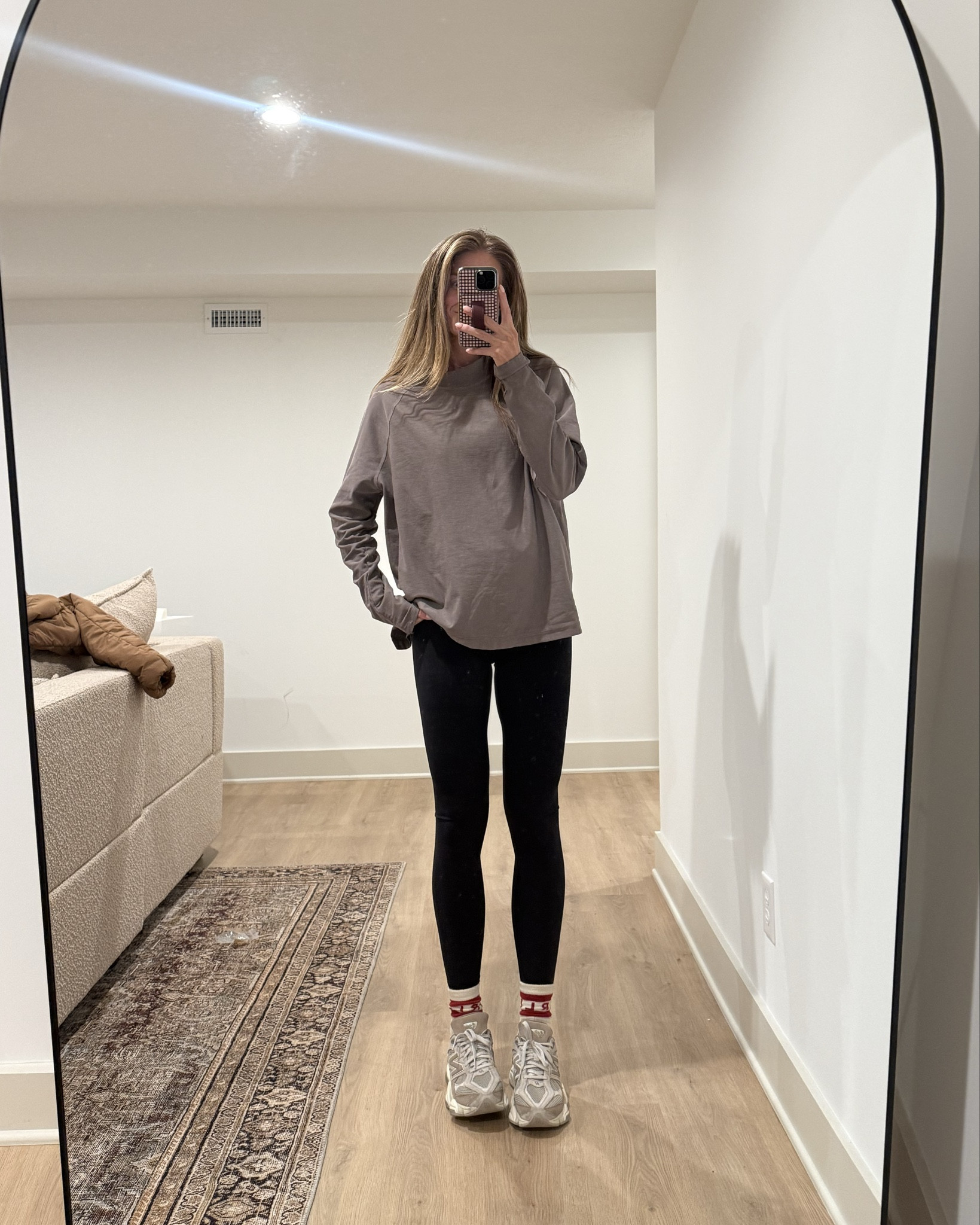 Outfit I wore today as a toddler pregnant mom! 
Top runs bigger. Wearing medium 
Medium tall in leggings for bump




Tall girl friendly, bump friendly, Athleta, FP movement 

#LTKActive #LTKdayinmylife #LTKootd