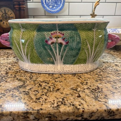 Vintage Bok Choy Foot Bath/planter, Beautiful Condition No Chips Or Cracks | eBay | eBay US