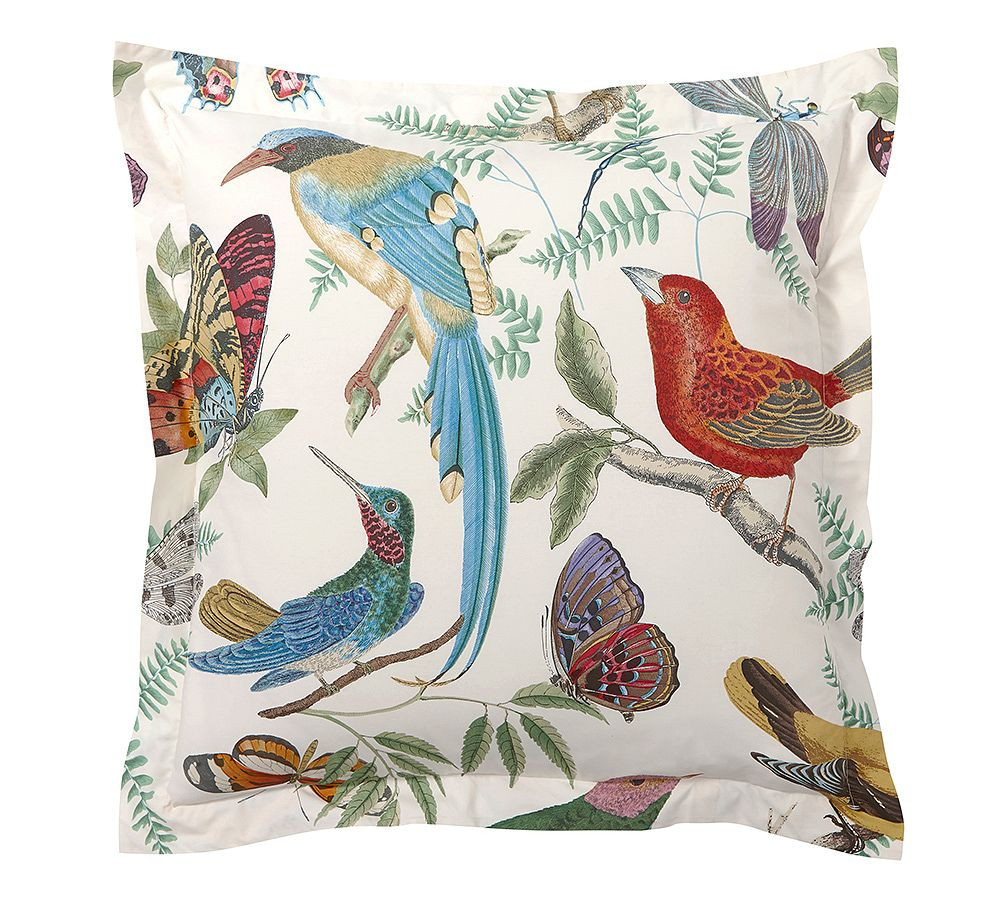 Fauna Bird Print Sham | Pottery Barn (US)
