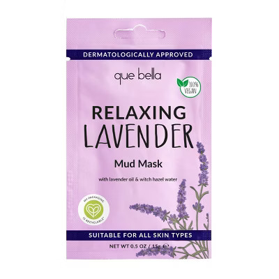 Que Bella Relaxing Lavender Mud Mask - 0.5oz | Target