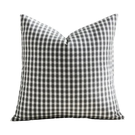 Virelaxpo Outdoor Decorative Pillow Cover Check Cushion Case 45x45cm for Patio Garden Sofa | Walmart (US)