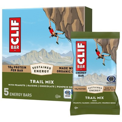 CLIF Bar Trail Mix Granola Protein Bar - 10g Protein - 12oz/5pk | Target