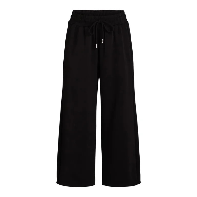 Scoop Women's Ultimate ScubaKnit Cropped Lounge Pants, Size XS-XXL | Walmart (US)