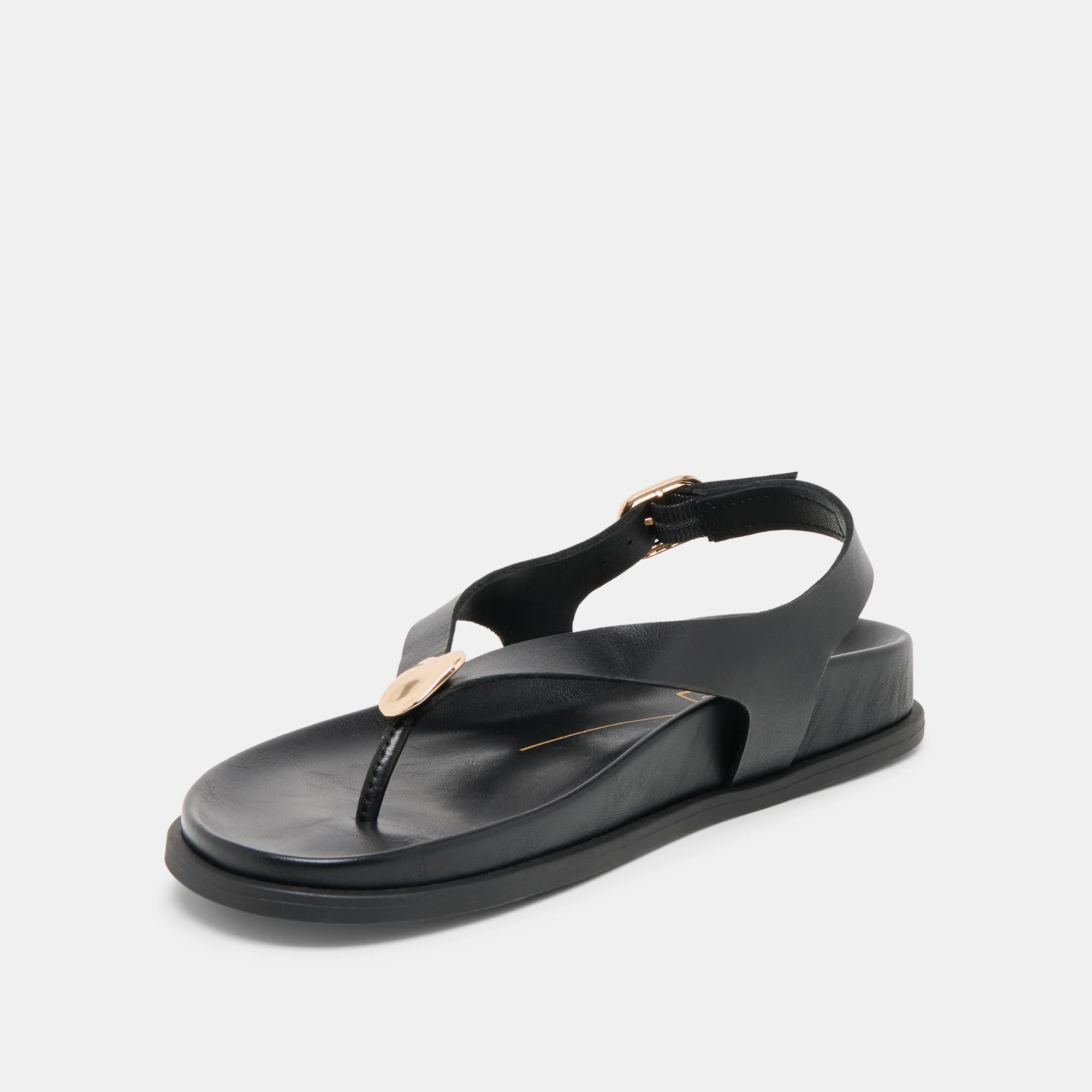 Jony Sandals Black Leather | DolceVita.com