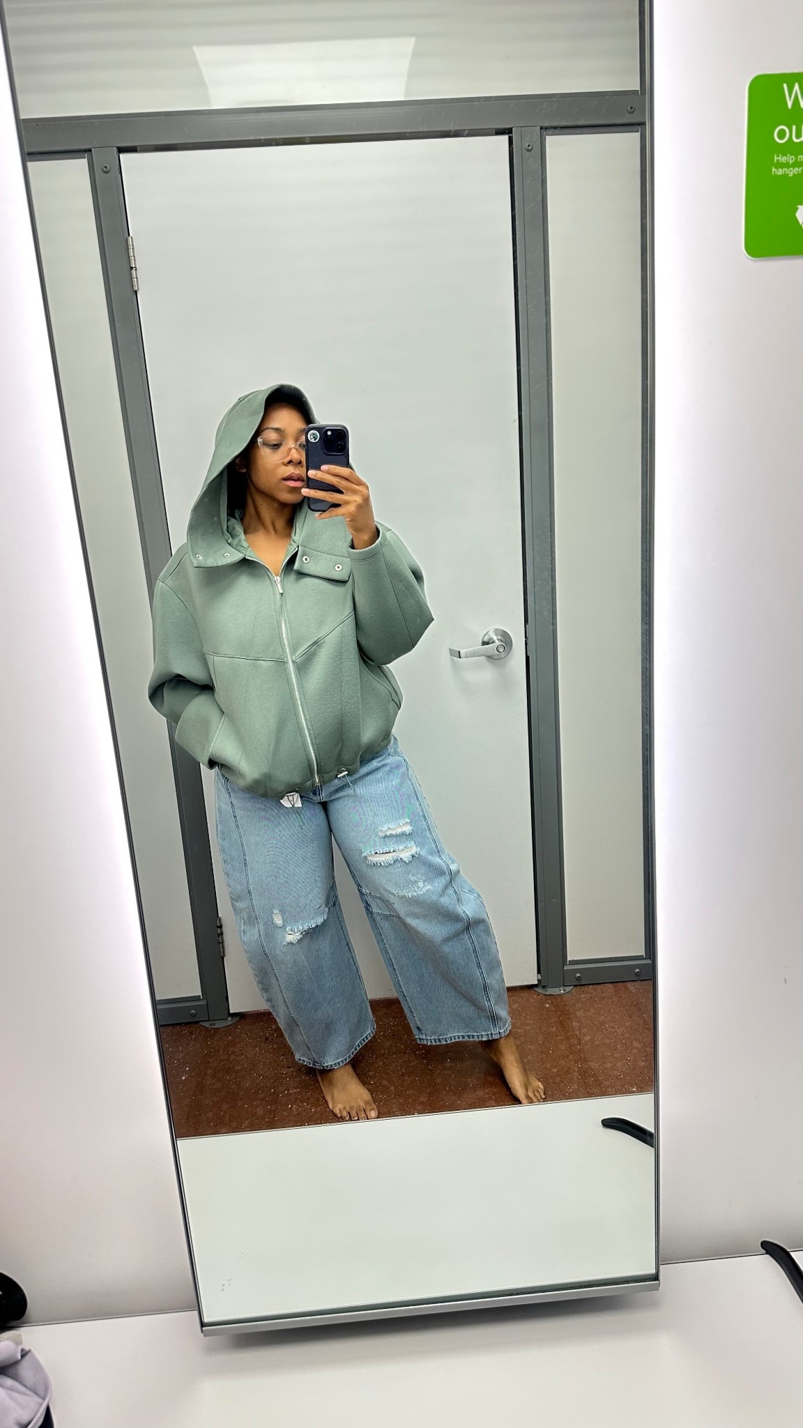 Can’t believe I’m wearing a small in clothes. 

Going back to get these jeans and hoodie 

#LTKgrwm #LTKPetite #LTKWorkwear