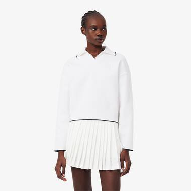 Lacoste Tennis Heritage Polo Collar Sweatshirt - 34 | Lacoste (US)