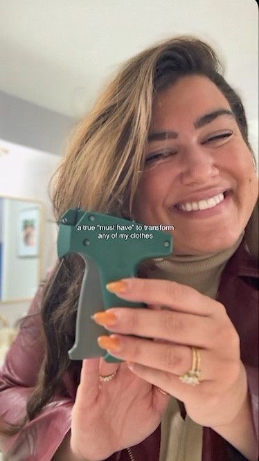 My most used gadget over the past year! This stitch sewing gun helps keep collars down and gaping shirts and so much more! 

#LTKMostLoved #LTKFindsUnder50 #LTKPlusSize