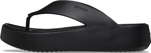 Crocs Getaway Platform Flip Flops, Wedge Sandals for Women, Black, Numeric_5 | Amazon (US)