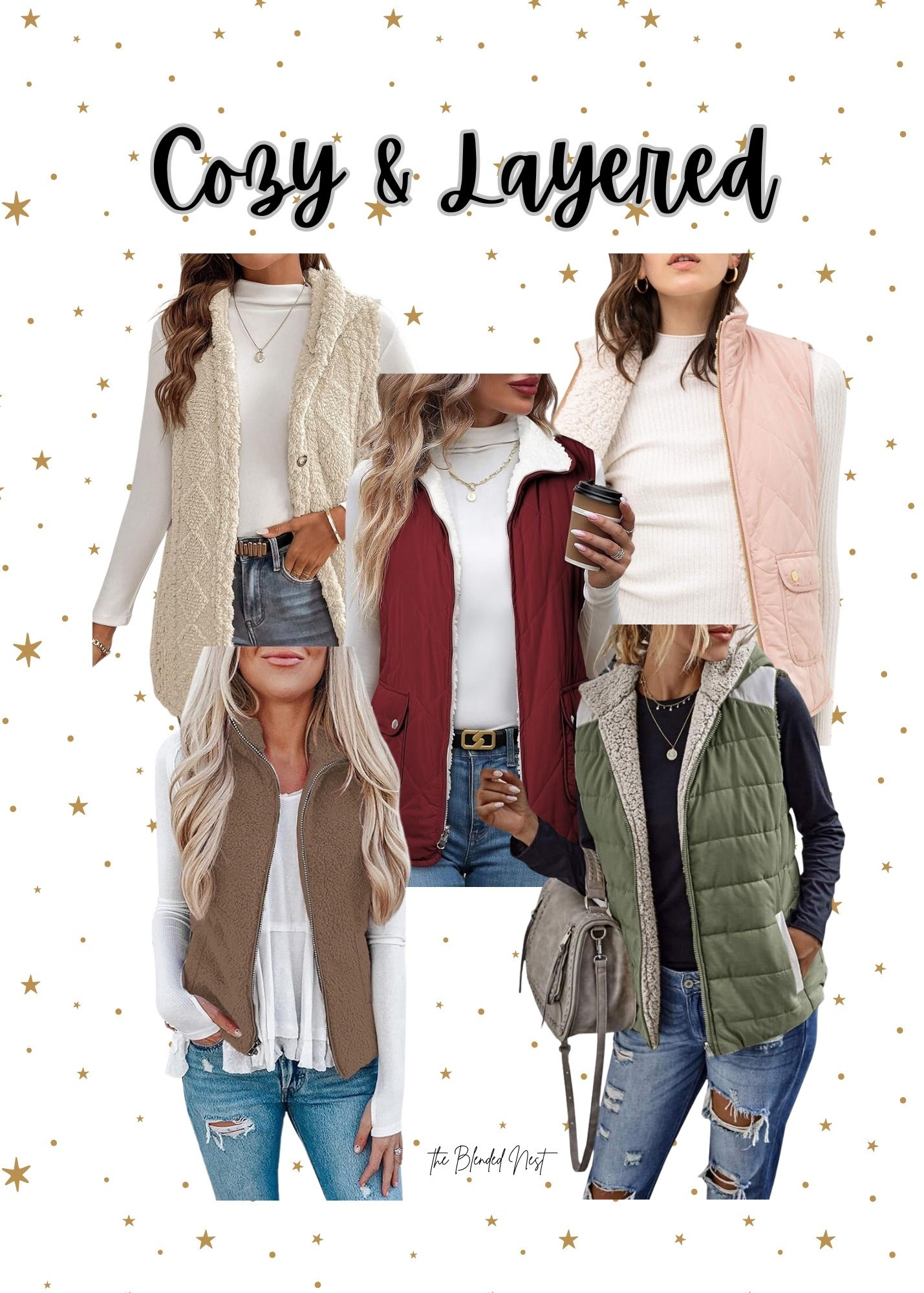 I’m a huge fan of cozy vests and I found all of these on Amazon. They all have great reviews and would fit into anyone’s budget.   

#LTKOver40 #LTKSeasonal #LTKFindsUnder50