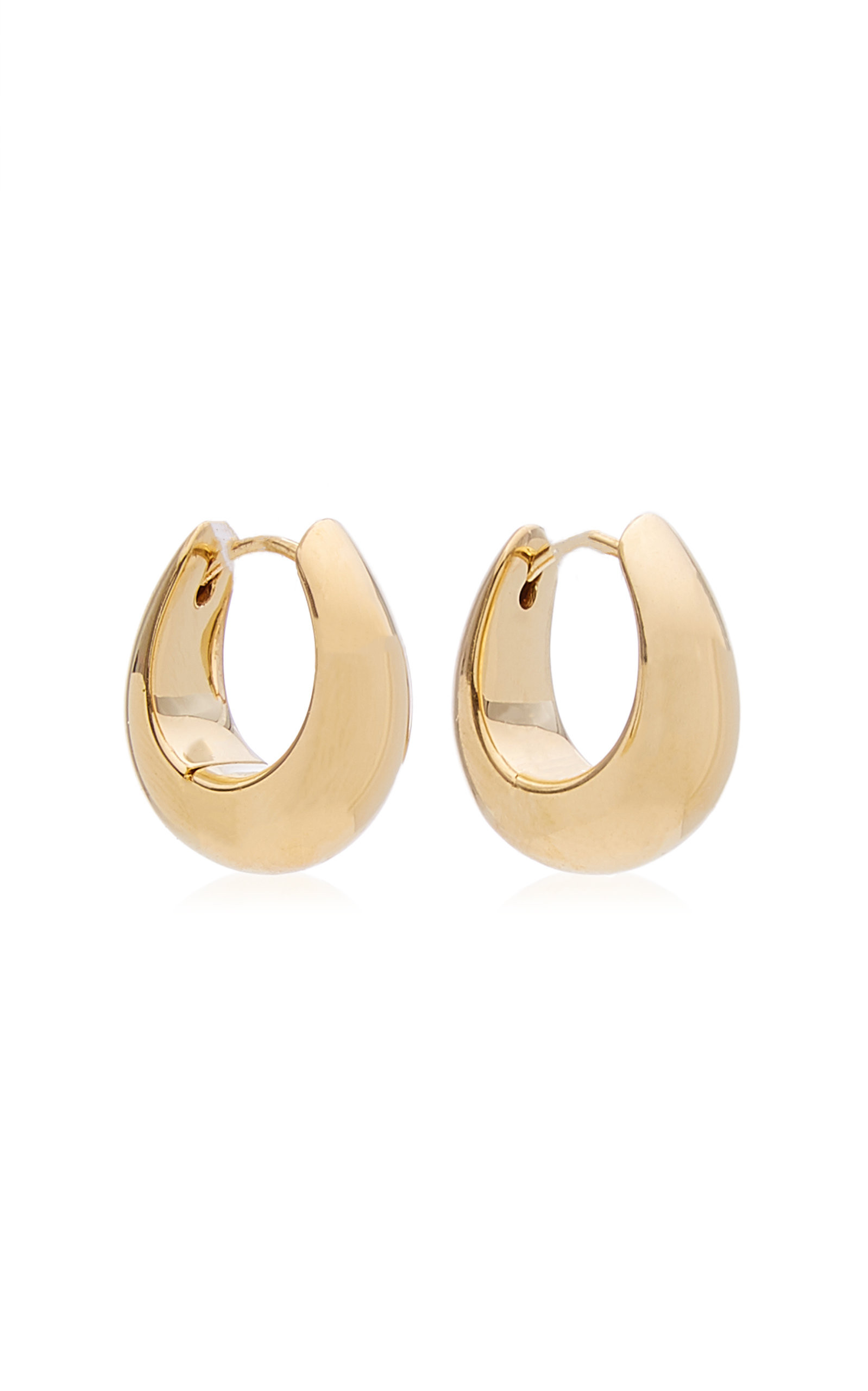 Small Ice Hoop Gold-Plated Earrings | Moda Operandi (Global)