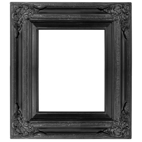 Black Ornate Vintage Wood Picture Frame | Picture Frames