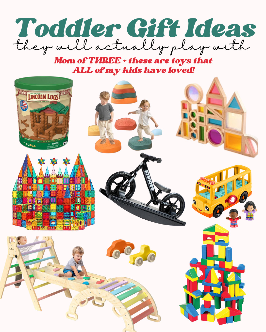 I'm a mom of three and these are the tried and true toys that ALL of them have loved through the toddler years.  

 #LTKCyberWeek #LTKGiftGuide #LTKKids
