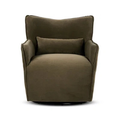 Ara 29.5" W Polyester Swivel Armchair | Wayfair North America
