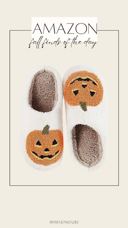 just ordered - love these pumpkin slippers so cute for fall 🎃 #amazonfinds 

#LTKSeasonal