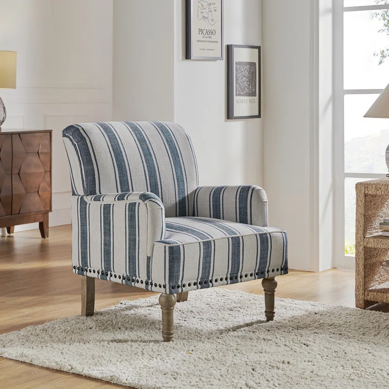 Arching Upholstered Armchair | Wayfair North America