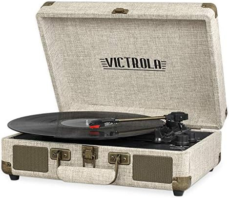 Victrola Vintage 3-Speed Bluetooth Portable Suitcase Record Player with Built-in Speakers | Upgra... | Amazon (US)