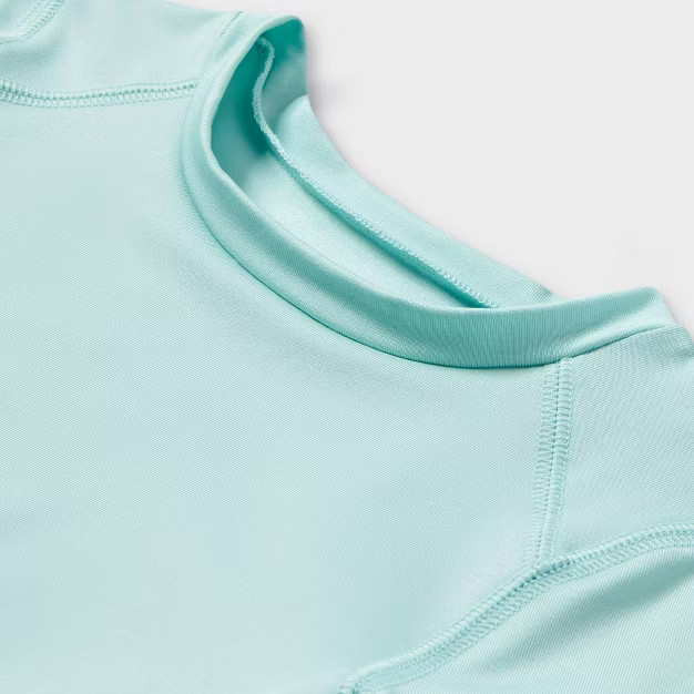 Toddler Boys' Long Sleeve Rash Guard Swim Shirt - Cat & Jack™ Light Mint Green | Target
