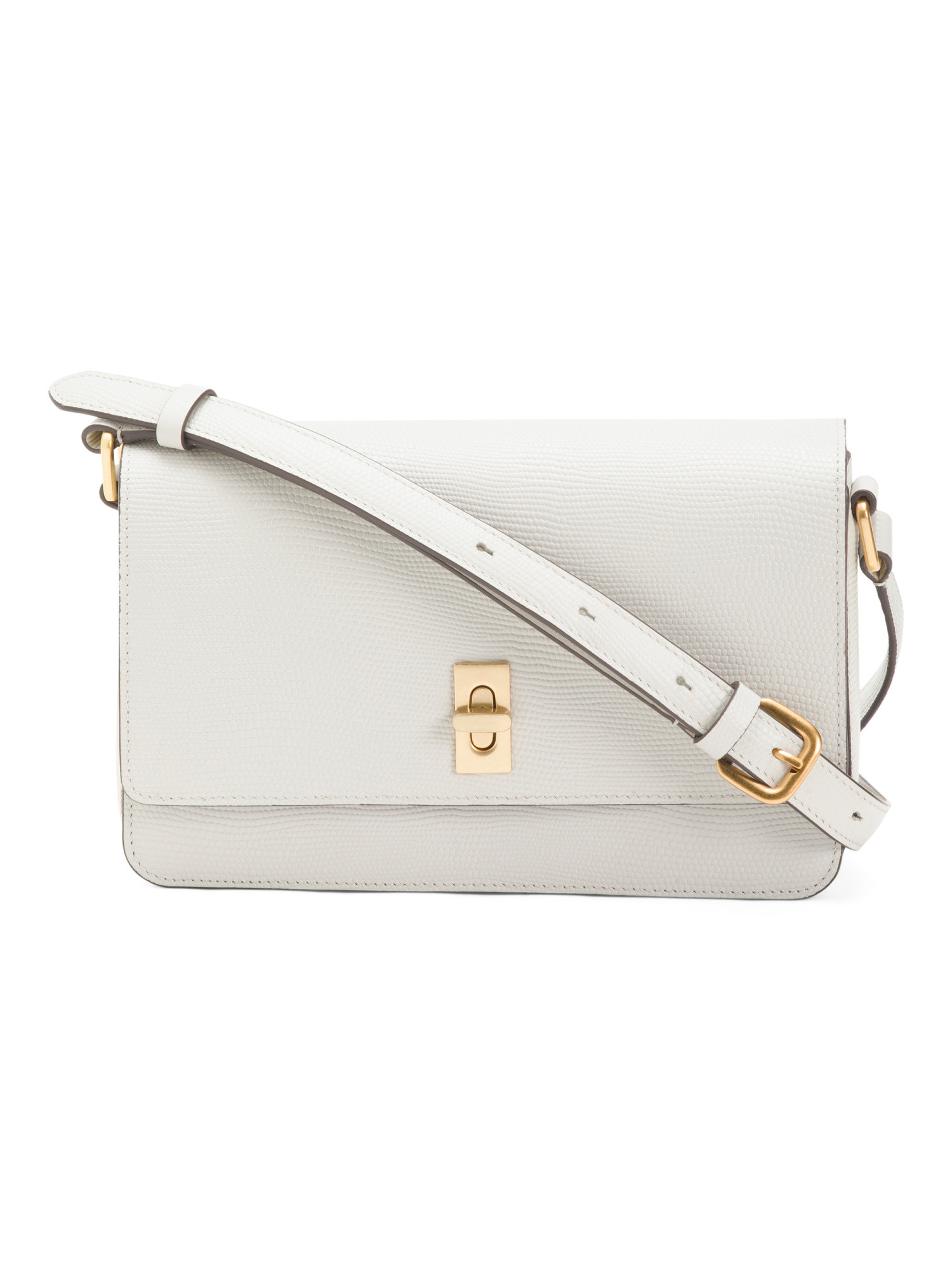 Leather Threadneedle Street Faux Liz Small Flapover Crossbody | Marshalls