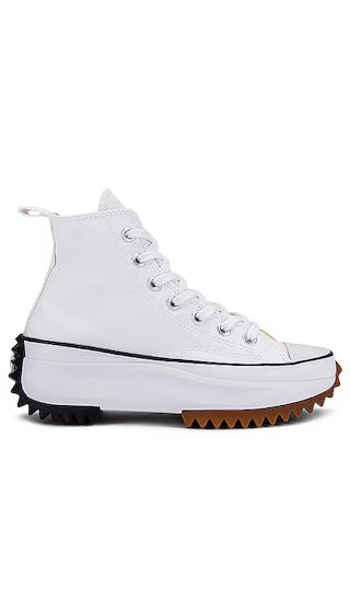 Run Star Hike Sneaker in White, Black, & Gum | Revolve Clothing (Global)