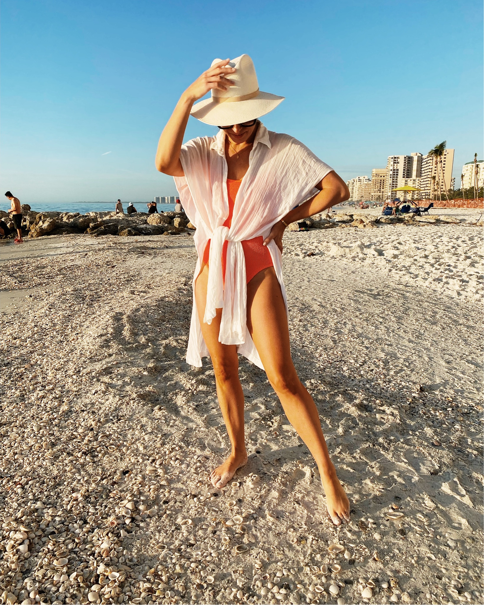 Vacation outfit, one piece, swimsuit, swimwear, Hunza G suit is one size fits all. 

#LTKstyletip #LTKswim #LTKunder100