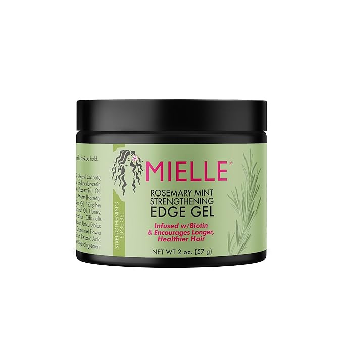 Mielle Organics Rosemary Mint Strengthening Edge Gel, Biotin & Essential Oil Hair Styling Treatme... | Amazon (US)