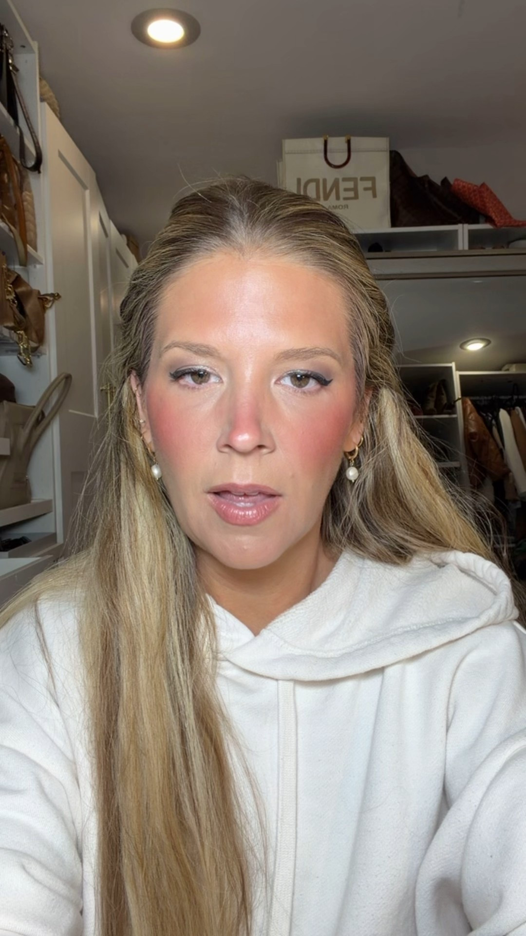 A lot of times, over powdering your face can age you, make your skin look cakey and all around unfavorable. The one size powder melt setting spray that locks in your make up but also melts your powder and makeup together so you look airbrushed, youthful and glowy. It doesn’t make your face feel tight like some setting sprays can. This is a must have for me! 

#makeup #settingspray #powders #glowy #makeupmusthave #sephora #onesize #makeupinyour40s 

#LTKBeauty