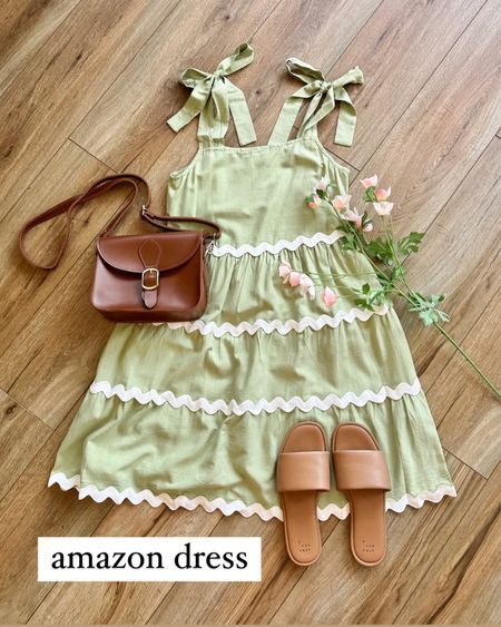 Amazon dress. Amazon fashion. Green dress. Summer dress. 

#LTKSeasonal #LTKsalealert #LTKGiftGuide