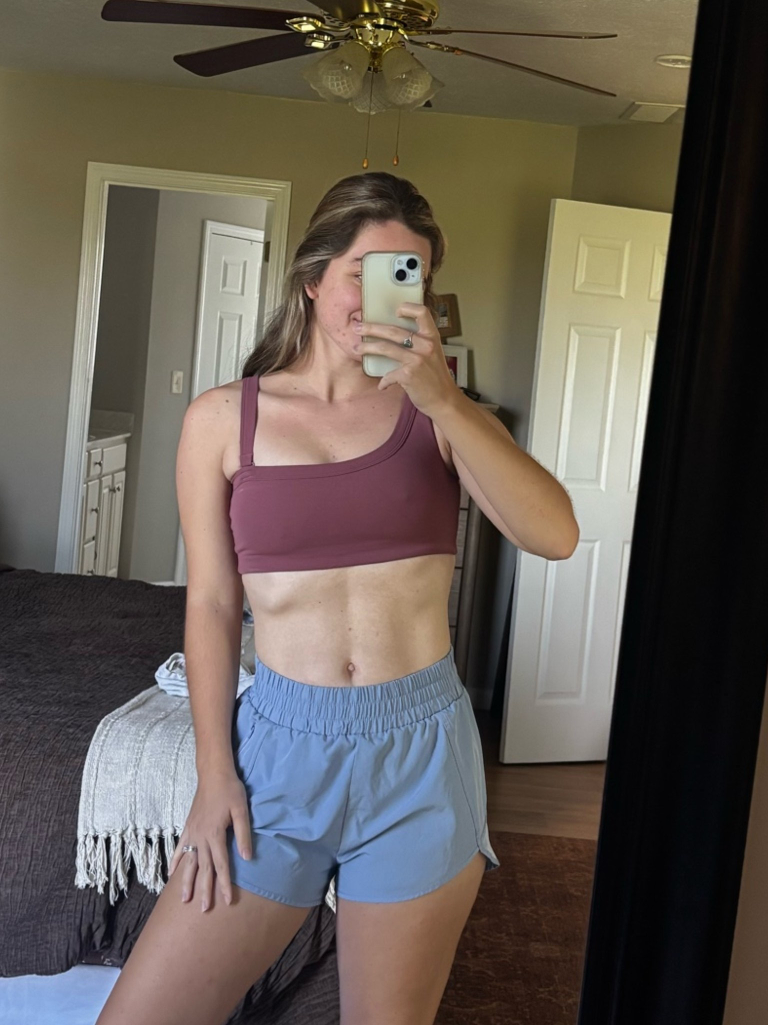 Why I have always stressed pelvic floor exercises to my female clients! Practice what you preach! Although I’ve taken a step back from personal training to be a SAHM my goal is still healthy and strong! 2nd trimester with my third 🤯 sports bra is @Vitality

#LTKmomlife #LTKootd #LTKSaleAlert