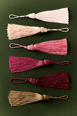 Hanging Tassel Ornaments, Set of 6 | Anthropologie (US)