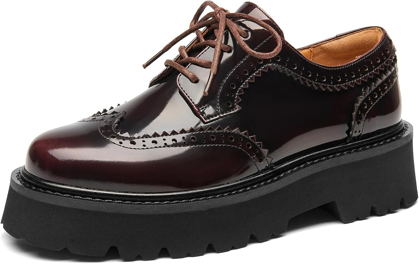 Platform Oxfords for Women Oxford Shoes Leather Dress Shoes | Amazon (US)
