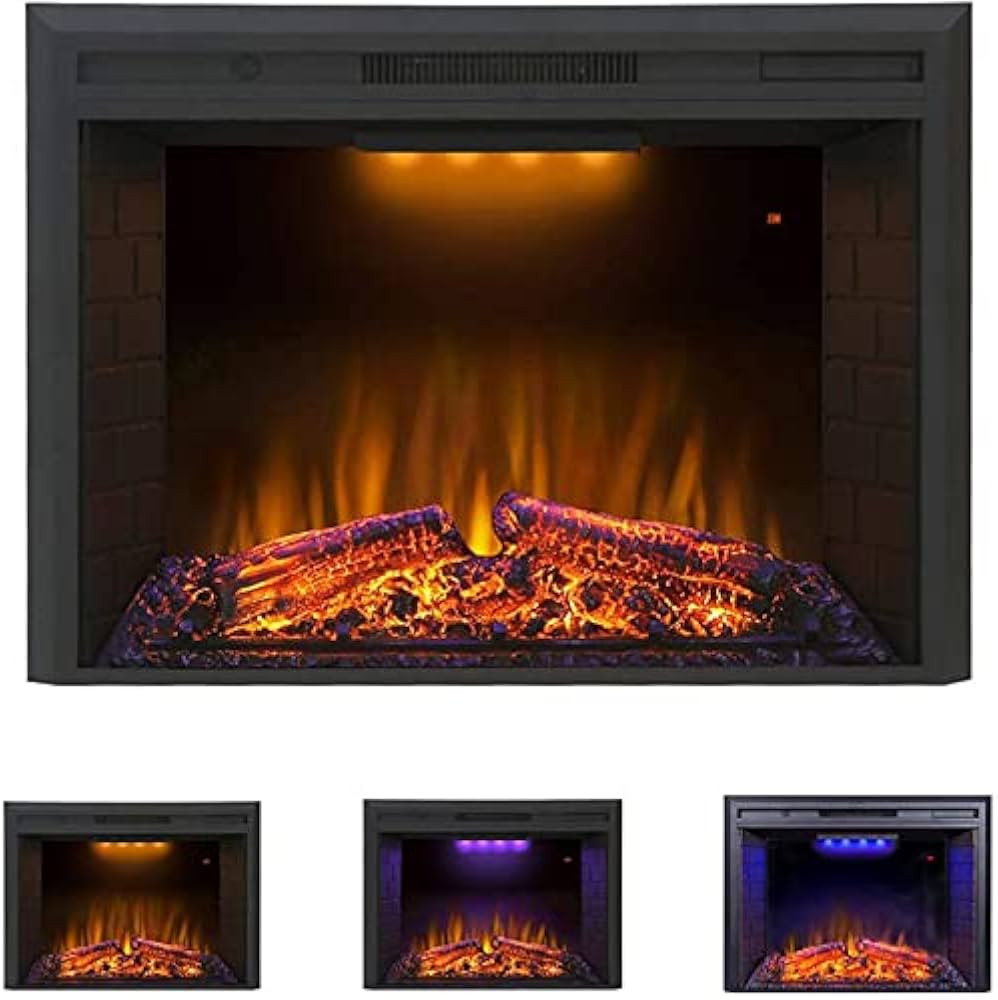 Valuxhome Electric Fireplace, 40 Inches Fireplace Insert, Electric Heater with Overheating Protec... | Amazon (US)