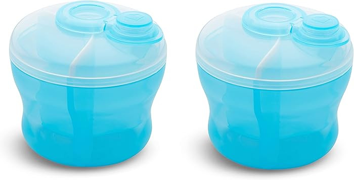 Munchkin® Formula Dispenser, BPA Free, 3 9oz Sections, Blue, 2 Pack | Amazon (US)