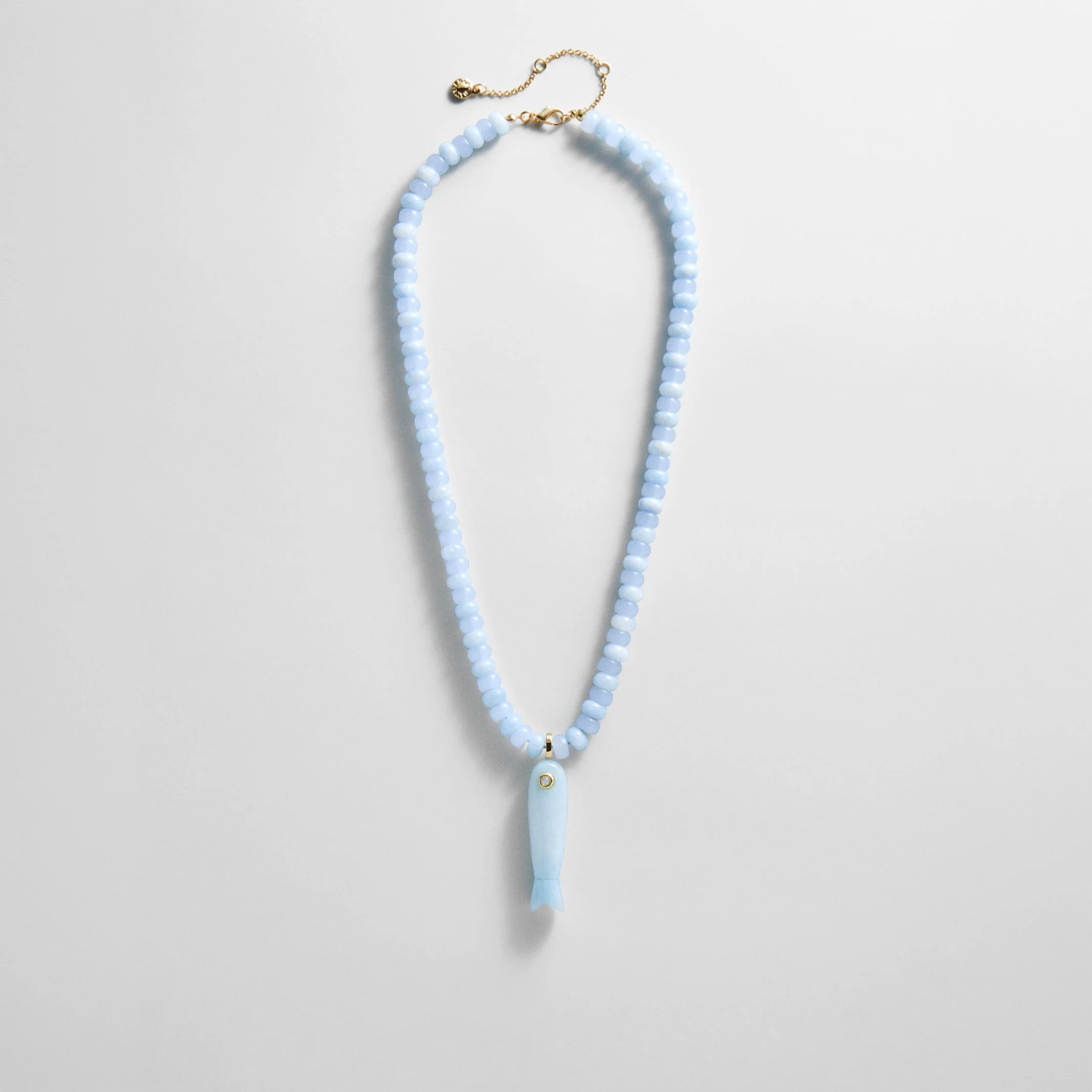 Sun Drift Semi-Precious Pendant Necklace - Fish | BaubleBar