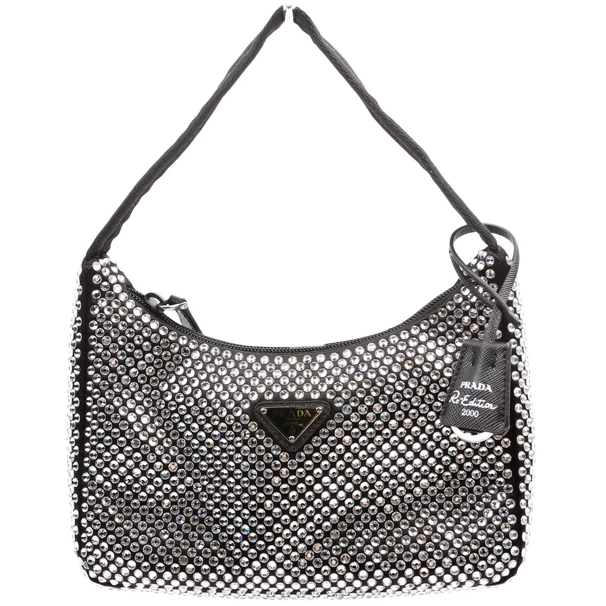 Satin Crystal Re-edition 2000 Mini Bag | Keeks Designer Handbags