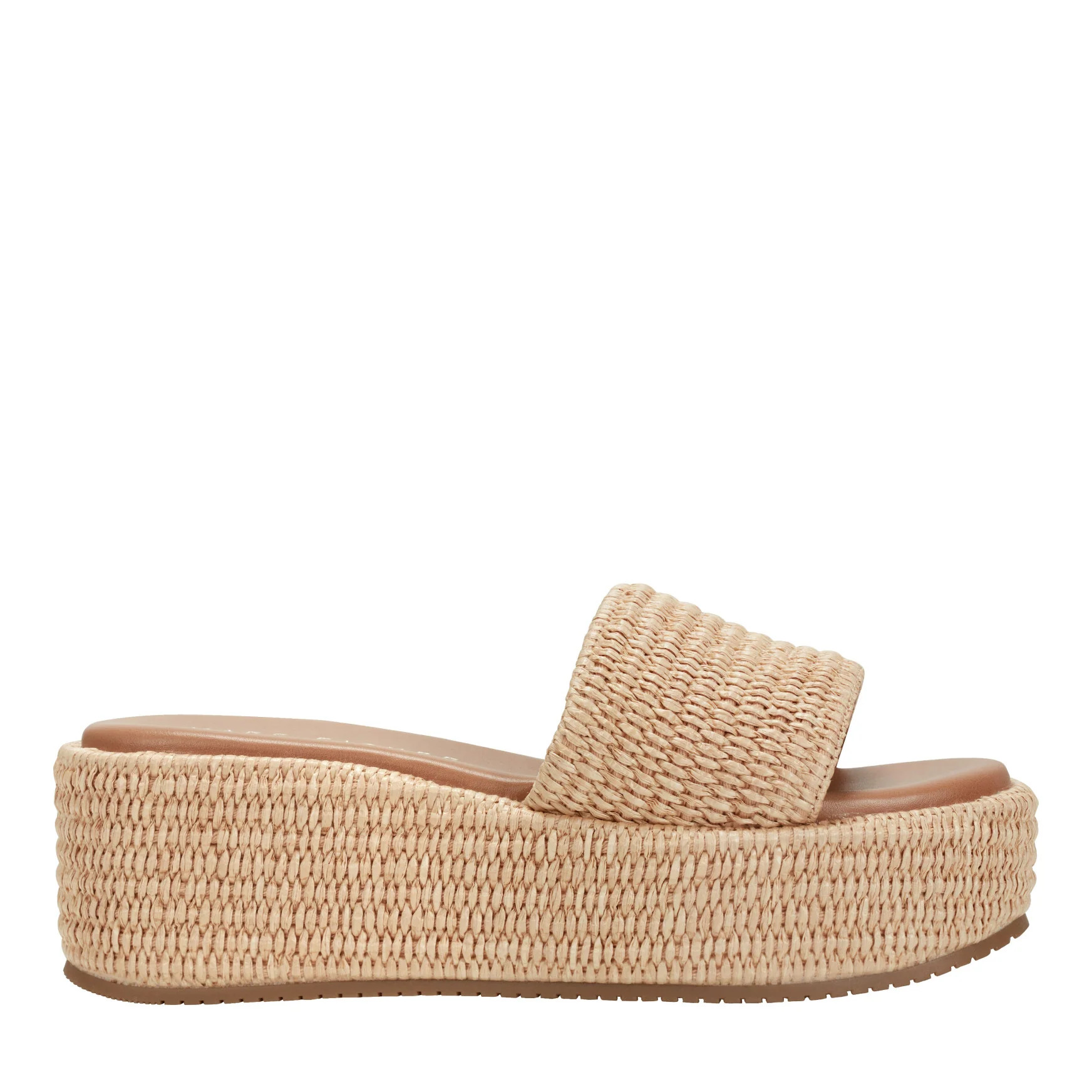 Women's Daylin Flatform Sandal - Natural Raffia | Marc Fisher Footwear | Marc Fisher