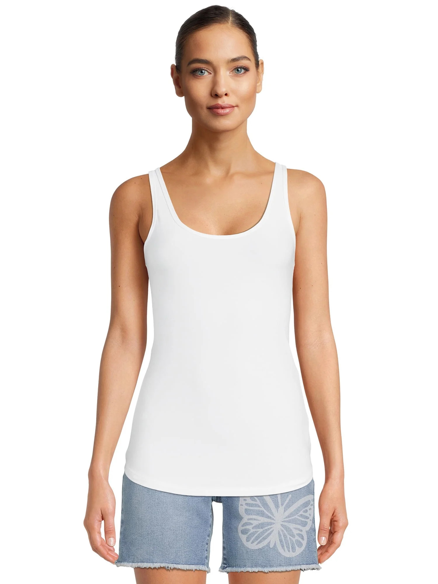 No Boundaries Juniors' Scoop Neck Tank Top | Walmart (US)