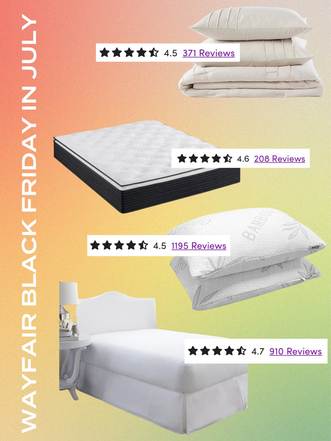 Wayfair Black Friday in July bedding deals! 6/26 - 6/29 and free shipping!

@wayfair #wayfairpartner #wayfair

#LTKhome #LTKsalealert