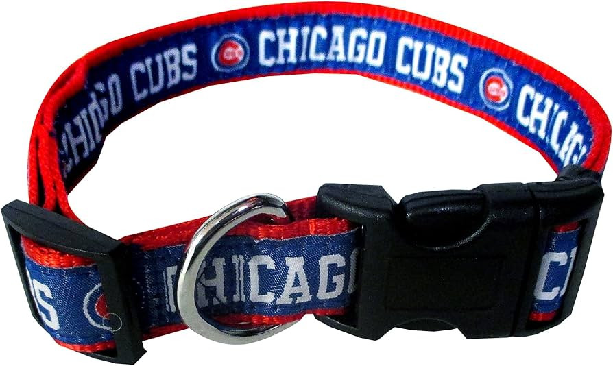 MLB Chicago Cubs Licensed PET COLLAR- Heavy-Duty, Strong, and Durable Dog Collar. Available in 29... | Amazon (US)