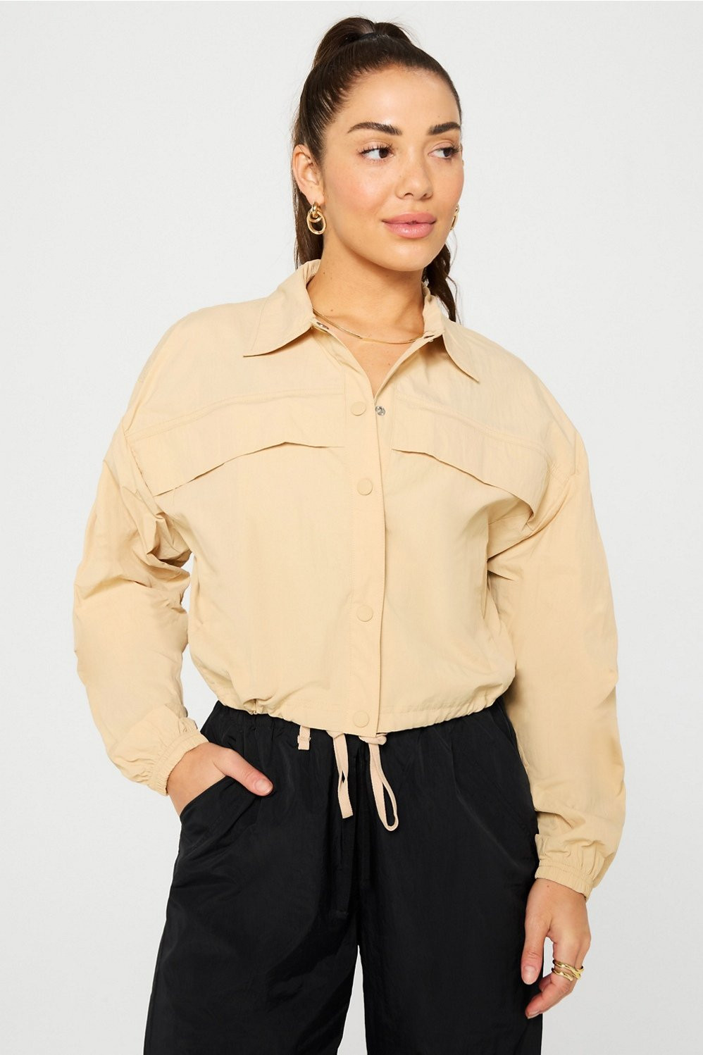 Quintessential Cropped Cargo Jacket | Fabletics