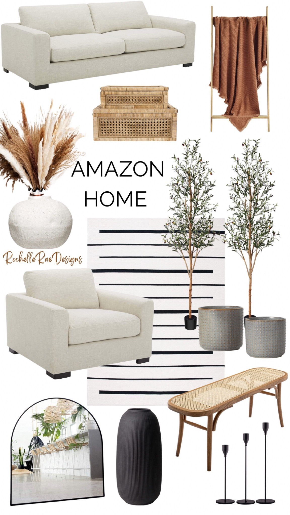 Neutral Living Room Decor, Olive Trees, Minimalist Decor Rattan Furniture 

#LTKFind #LTKhome #LTKstyletip