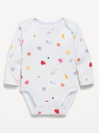 Printed Long-Sleeve Graphic Bodysuit for Baby | Old Navy (US)