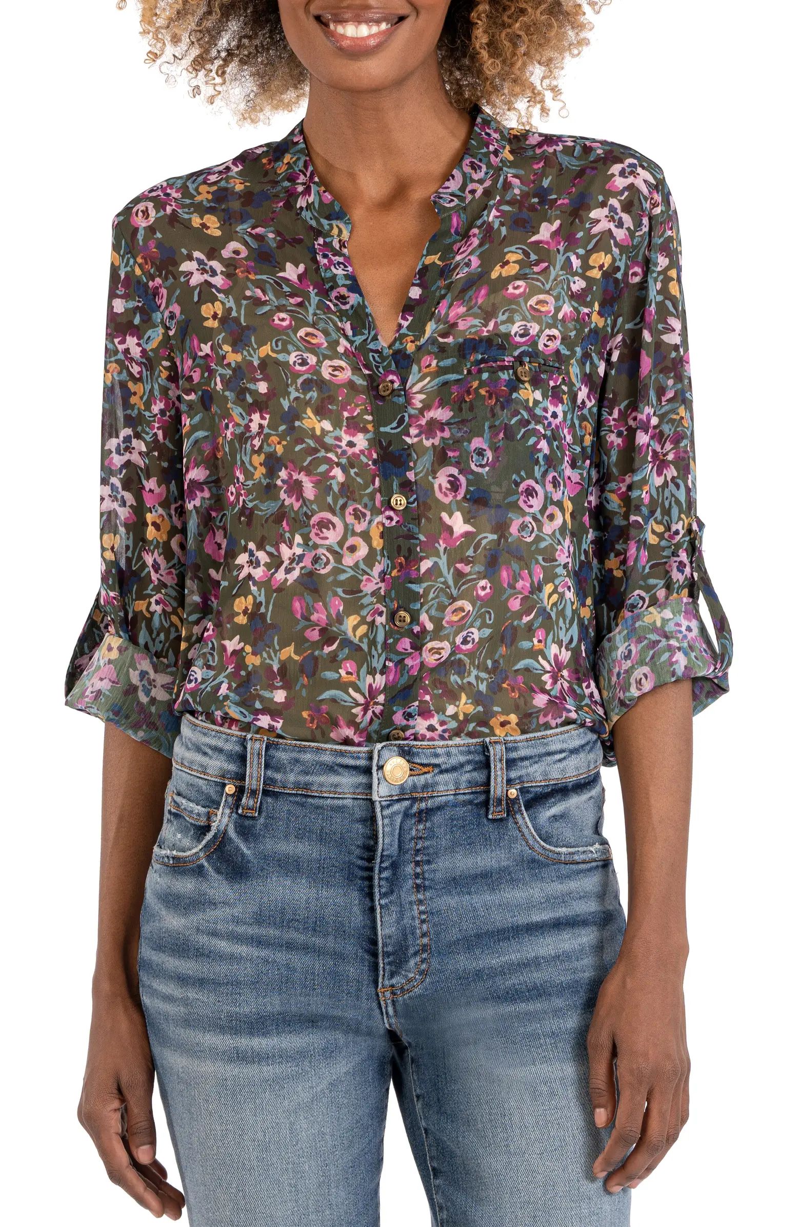 Jasmine Chiffon Button-Up Shirt | Nordstrom