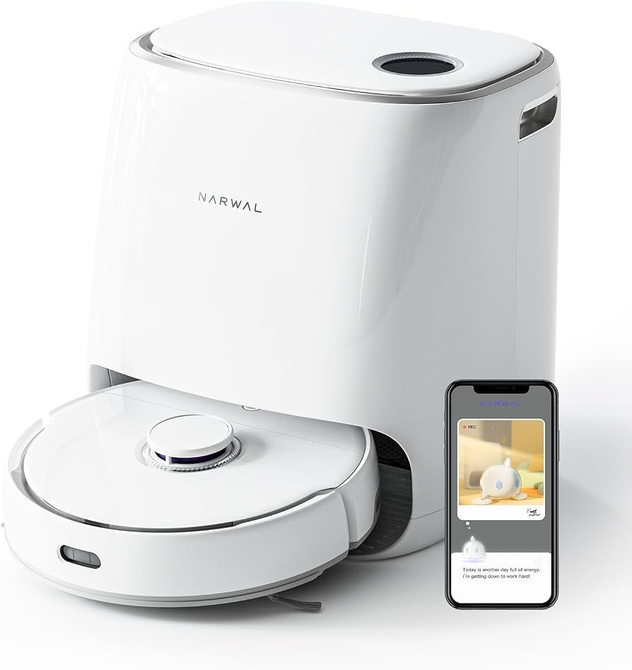 Narwal Freo Robot Vacuum and Mop Comb, Washing & Drying, Dirt Sense Ultra Clean, Auto Add Cleaner... | Amazon (US)