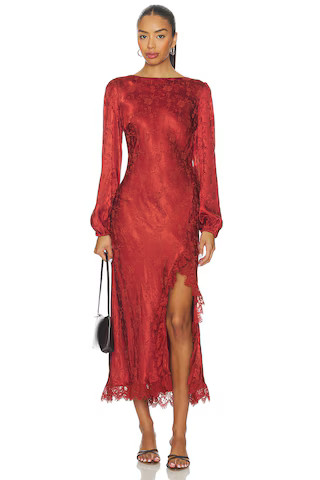 ASTR the Label Ilaria Dress in Rust from Revolve.com | Revolve Clothing (Global)