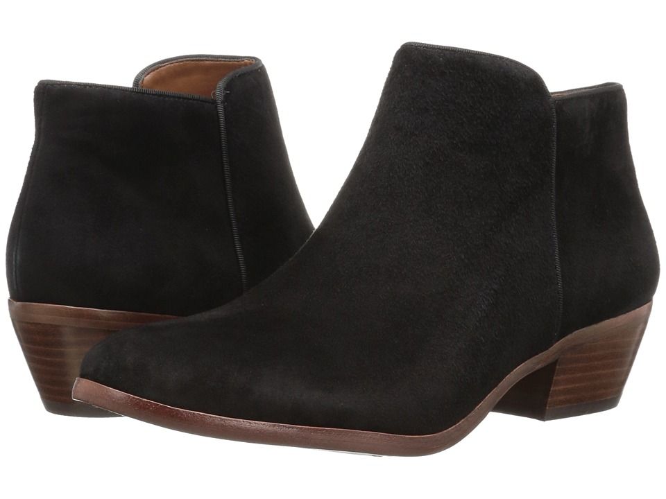 Sam Edelman Petty (Black Suede) Women's Shoes | Zappos