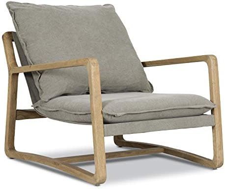 Poly and Bark Asher Lounge Chair in Dewdrop Grey | Amazon (US)