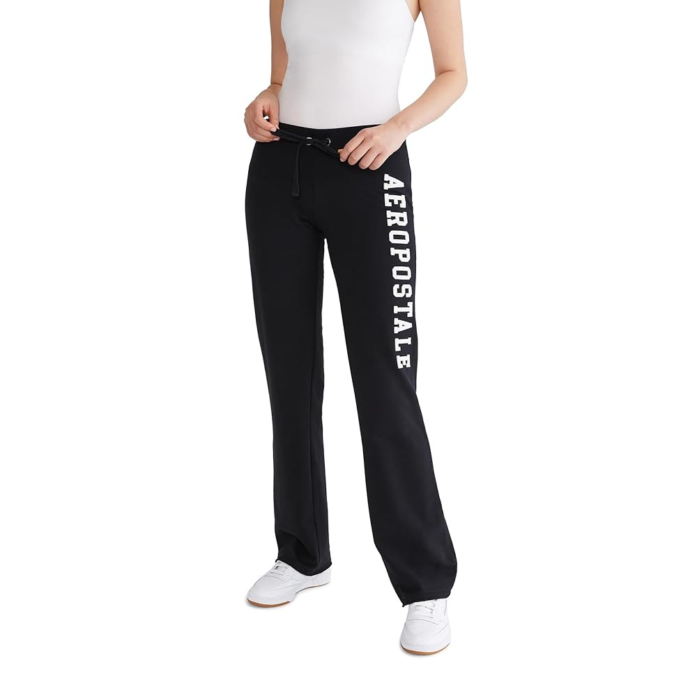 AEROPOSTALE Women's Aero Logo Fit and Flare Sweatpants | Amazon (US)